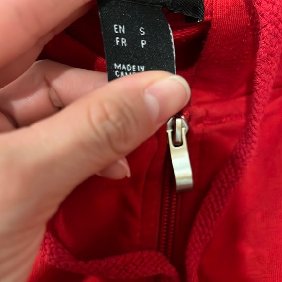 Red zip hoodie - Picture 5 of 5